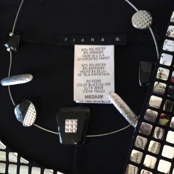 Tiana B. Reflection Black Dress - Picture 6 of 8